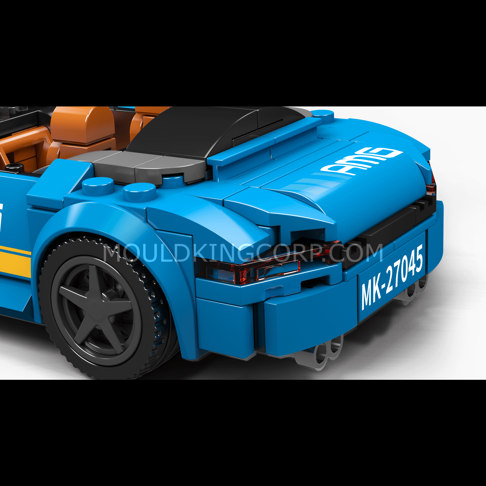 Mould King 27045 AMG GTC Convertible Car Model Building Set - 336 PCS DIY Construction Toy for Adults & Teens | Perfect for Collectors, Gifts, and Creative Play