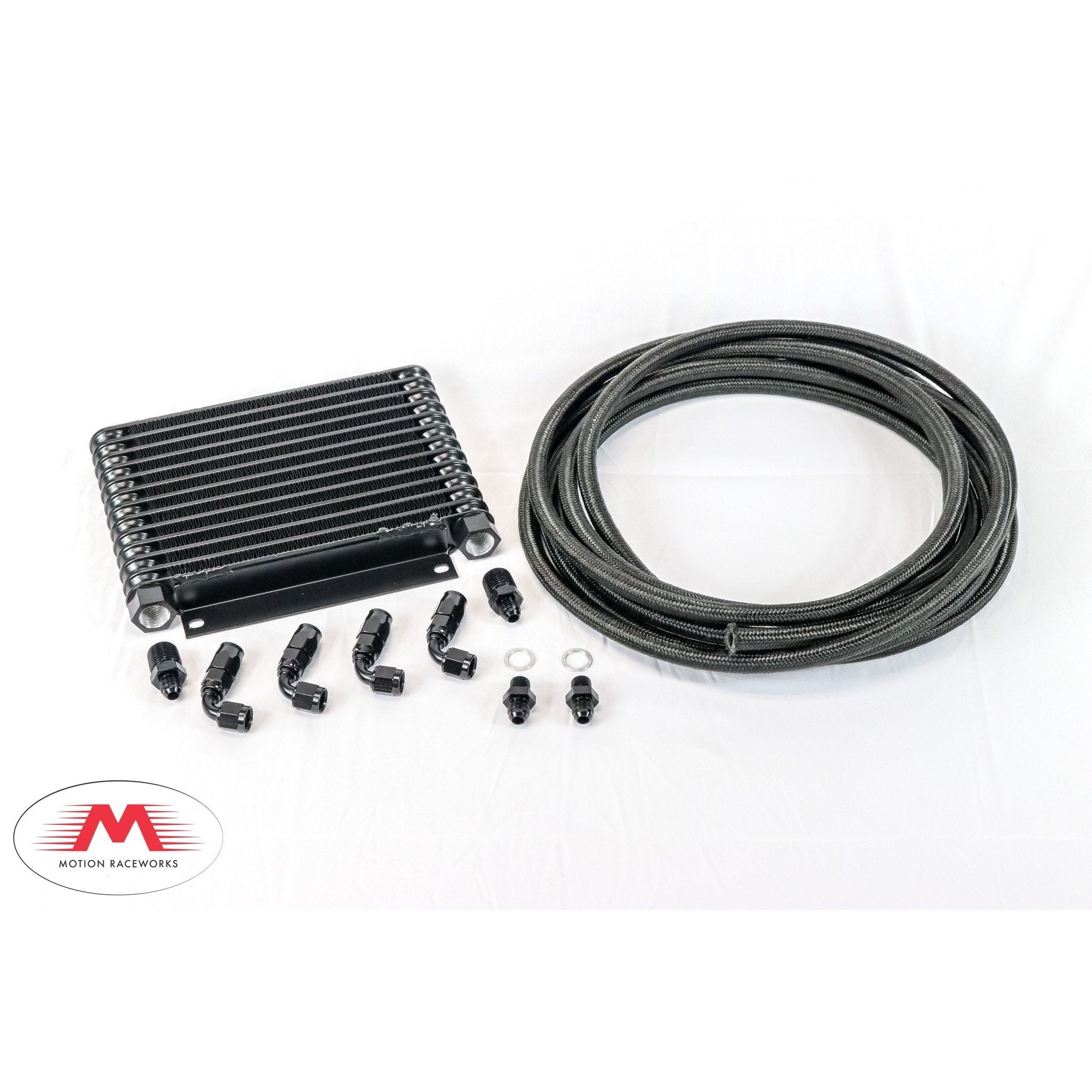 Derale Powerglide Transmission Cooler Kit with Fragola Lines & Fittings - Heavy-Duty Cooling for Trucks, RVs & Performance Vehicles