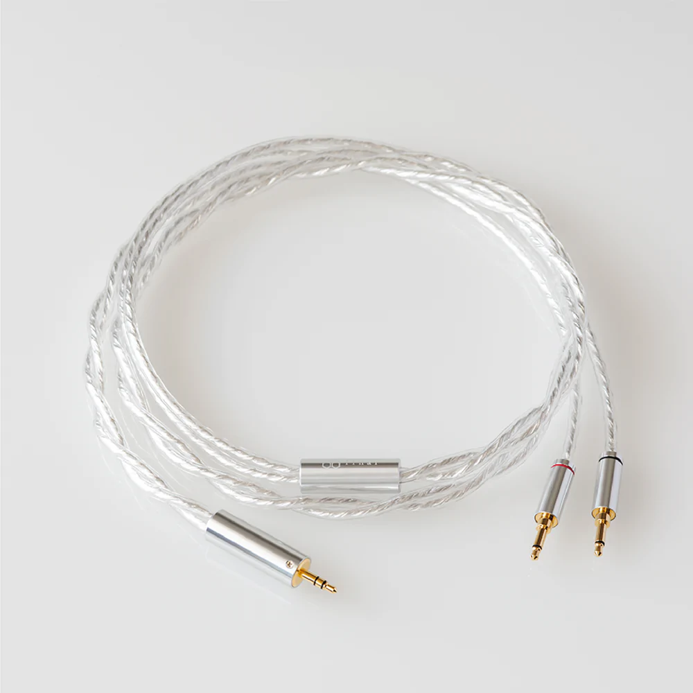 Final Audio OFC Silver Coated Replacement Cable for Sonorous & D8000 Headphones - High-Quality Audio Upgrade for Audiophiles & Studio Use