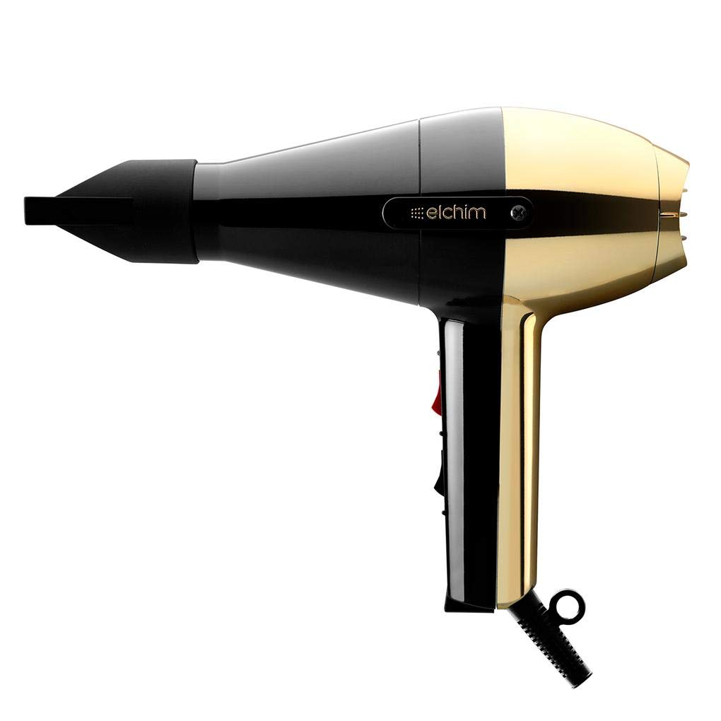 Elchim Classic 2001 Professional Hair Dryer - 1875W High Power Ionic Blow Dryer for Fast Drying & Frizz Control | Salon Quality Styling Tool for Home & Travel Use