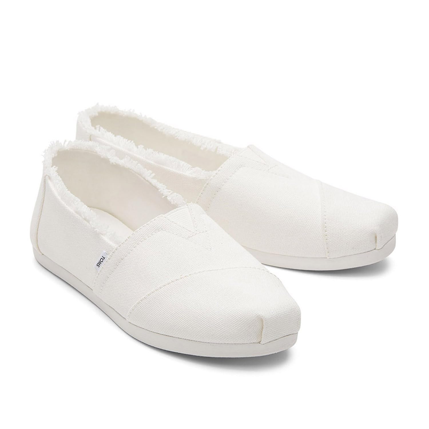 TOMS Women's Classic Canvas Espadrille Flats - Comfortable Slip-On Shoes for Casual Wear, Summer Outfits & Beach Vacations