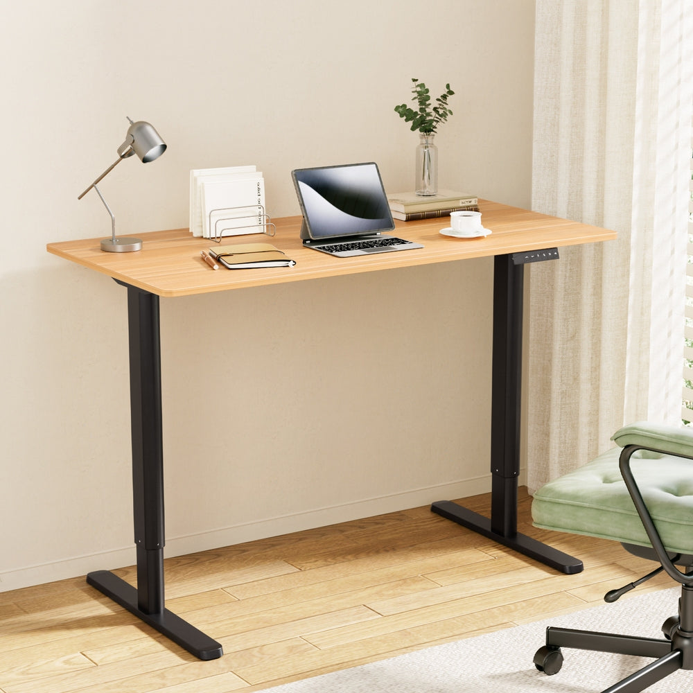 120CM Artiss Electric Standing Desk - Adjustable Height Sit Stand Desk for Home Office, Computer Workstation | Perfect for Remote Work, Gaming & Study
