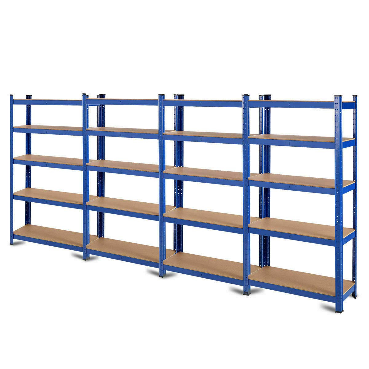 Tangkula 5-Tier Heavy Duty Steel Storage Shelves - 36