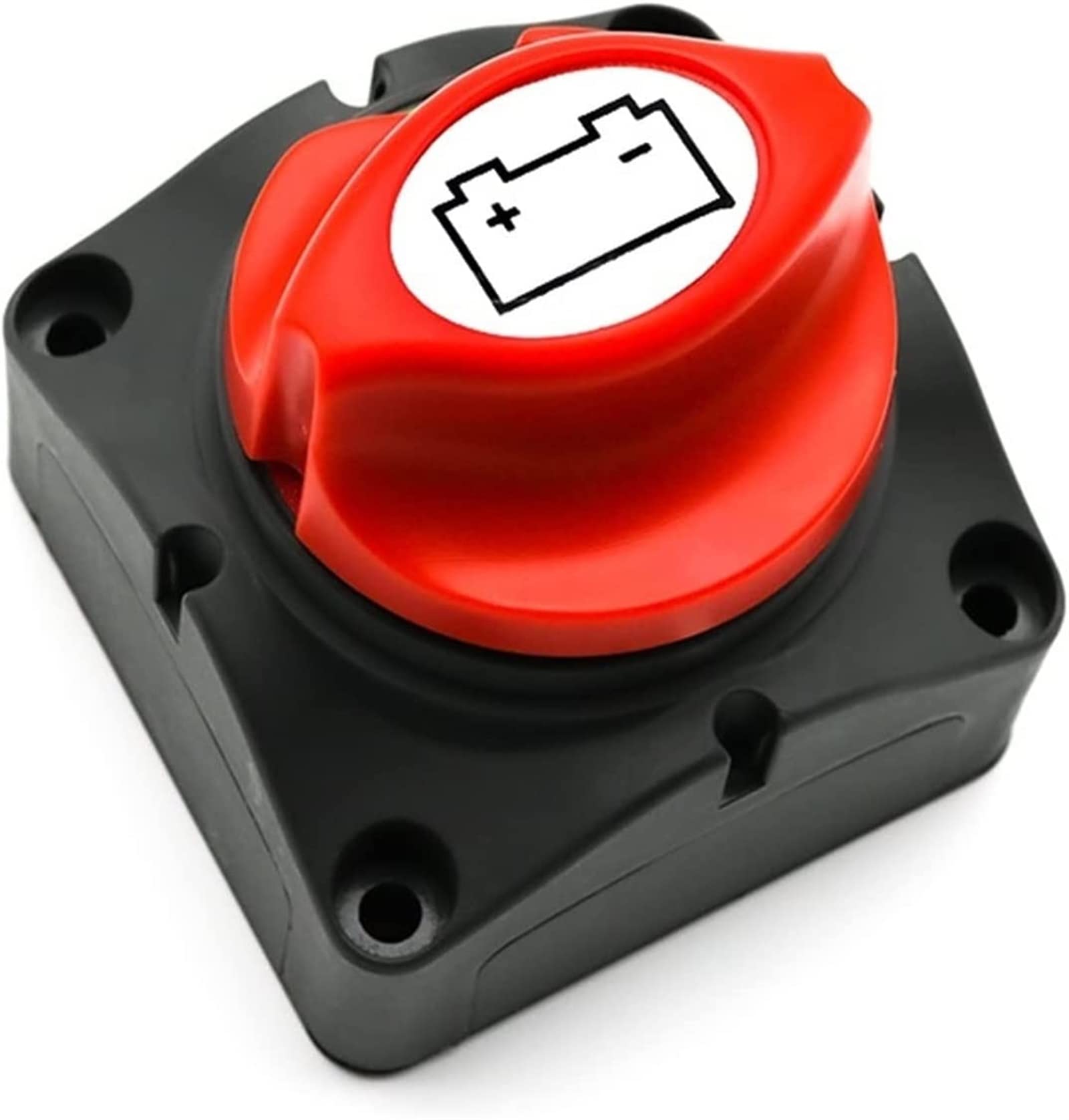 FFKL 300A DC60V Rotary Switch Encoder - Battery Isolator Disconnect Selector for Marine, RV, Boat, Car, Truck & Yacht - Main Power Cut Off Kill Switch (One Color) - Ideal for Vehicle Electrical Systems and Emergency Power Disconnect