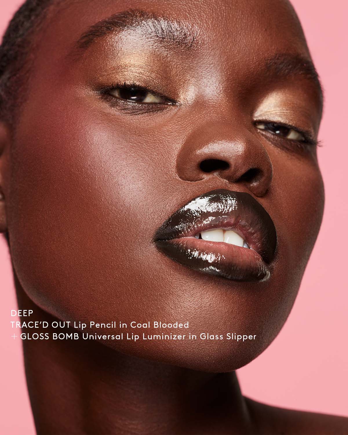 Trace'd Out Longwear Waterproof Pencil Lip Liner - Coal Blooded | Smudge-Proof Matte Lipstick Base for All-Day Wear | Perfect for Parties, Weddings & Night Out Makeup
