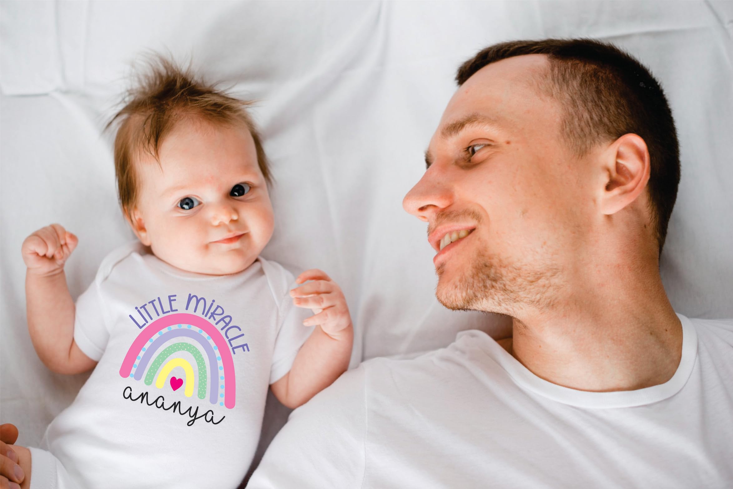 **Personalized Baby Name Dress for Boys & Girls | Custom Newborn Romper Gift for Photography | 0-12 Months Baby Photoshoot Bodysuit – Perfect for Birthdays, Christenings & Family Portraits**