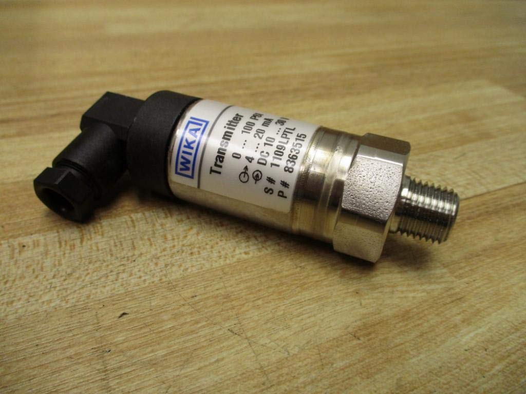 WIKA C-10 C10 Pressure Transmitter 150PSI 4-20mA 10-30VDC - Industrial Process Control for Hydraulic Systems & HVAC Monitoring