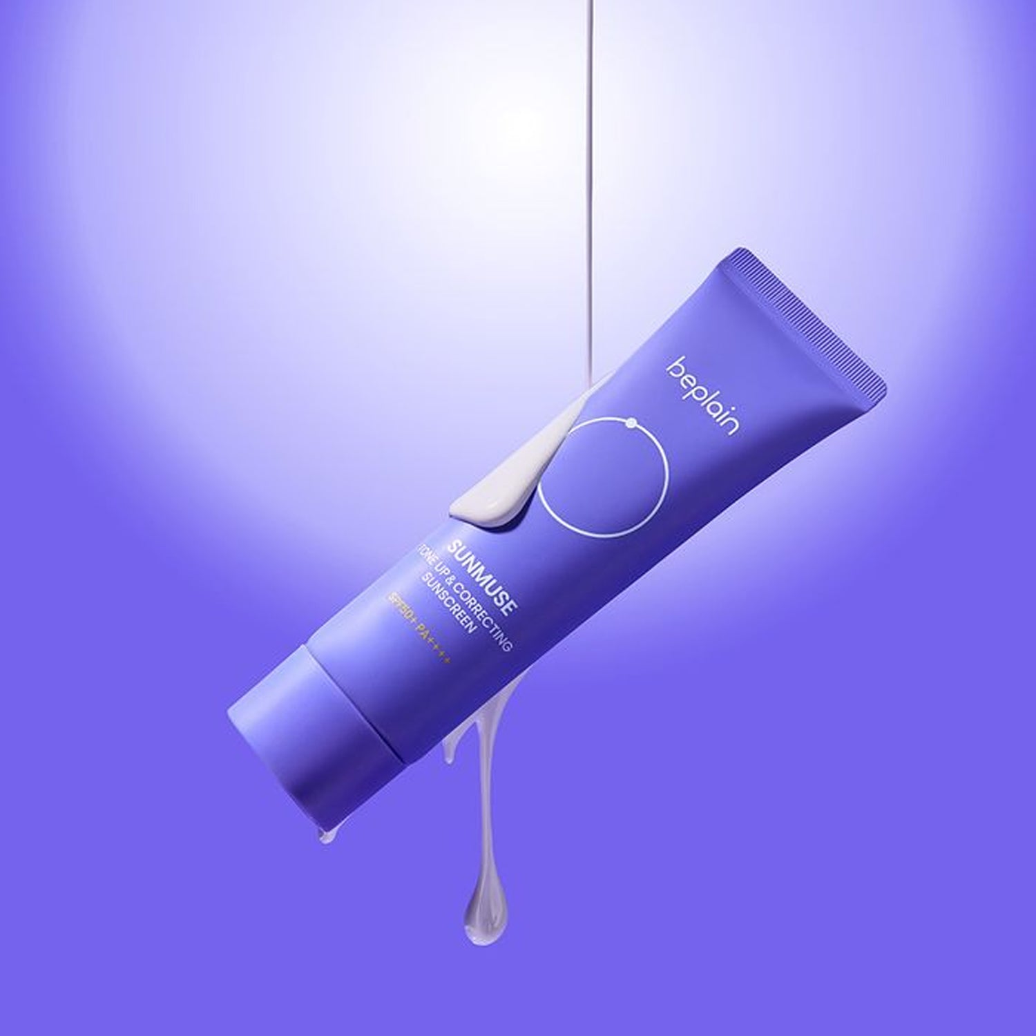Beplain Sunmuse Tone Up & Correcting Sunscreen SPF 50+ PA++++ 50ml - Brightening & UV Protection for Daily Skincare, Perfect for Outdoor Activities & Beach Days