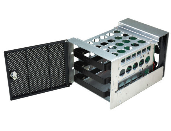 LIAN LI EX H33B SATA Hot Swap HDD Rack - 1000RPM Black 3.5