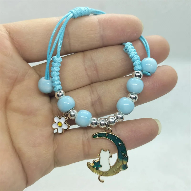 Stylish Animal Cat Bracelet for Girls - Trendy Handmade Jewelry Gift for Cat Lovers | Perfect for Parties, Gifts & Everyday Wear