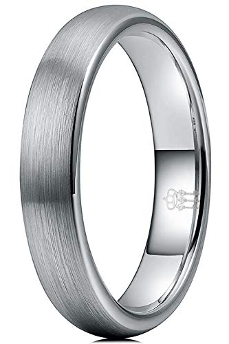 Silver Brushed 4mm