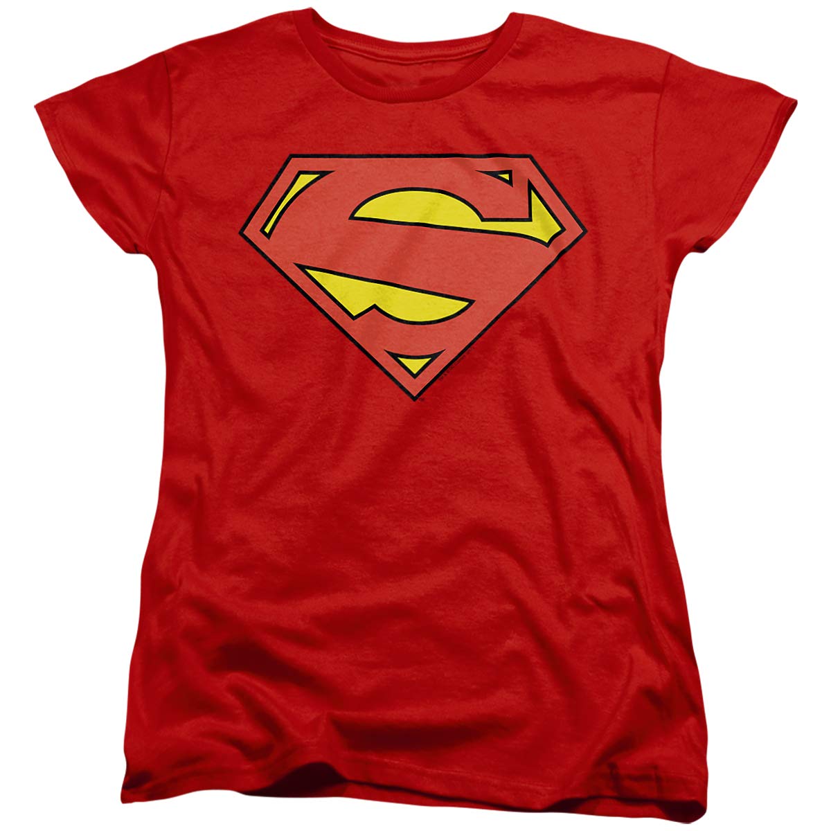 Superman New 52 Shield Women's T-Shirt | DC Comics Graphic Tee | Superhero Fashion for Women | Perfect for Cosplay, Comic Con & Casual Wear