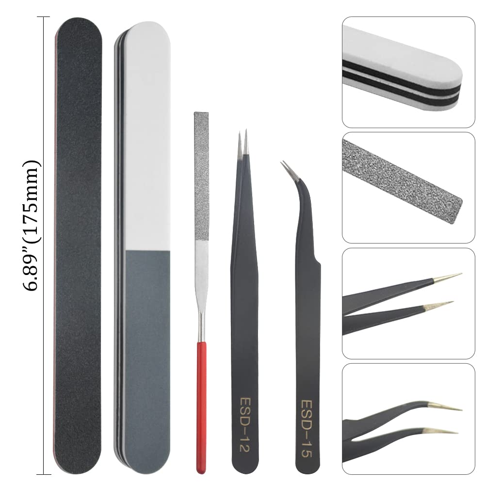 8-Piece Professional Modeler Tool Kit for Gundam & Car Models - Building & Repairing DIY Hobby