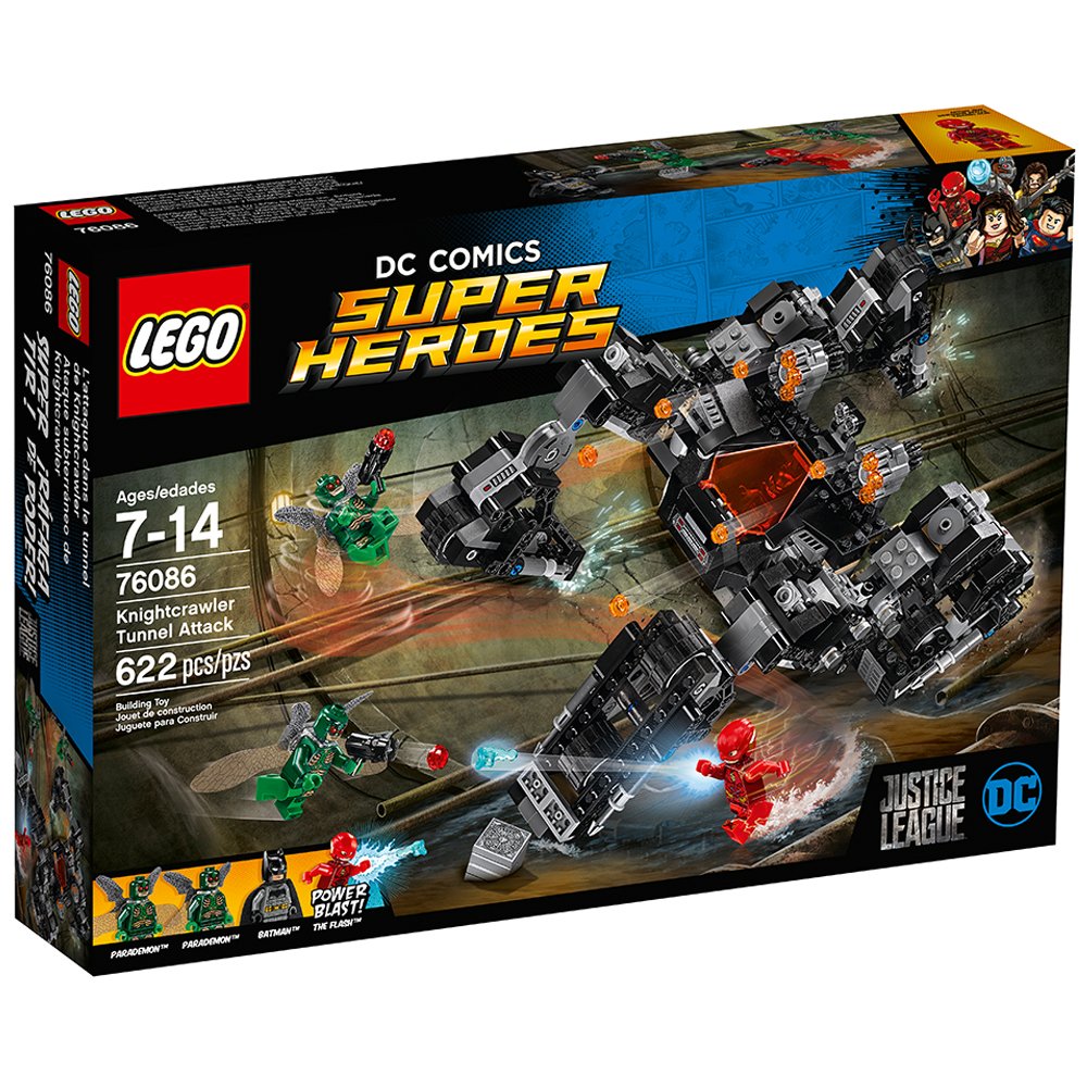 LEGO Super Heroes 76086 Knightcrawler Tunnel Attack Building Set - 622 Pieces for Kids & Collectors - Marvel Superheroes Battle Playset for Creative Play & Display