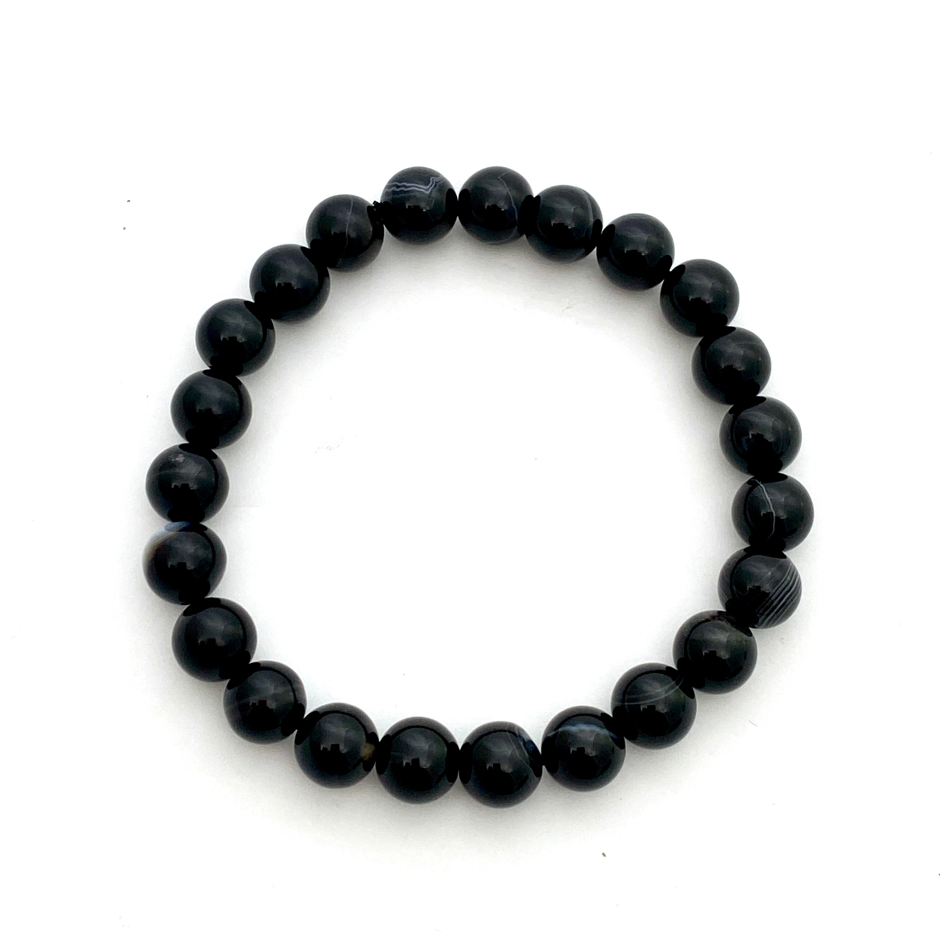 Natural Sardonyx Gemstone Bracelet for Women - Healing Crystal Jewelry for Energy Balance & Protection - Perfect for Meditation, Yoga & Spiritual Gifts