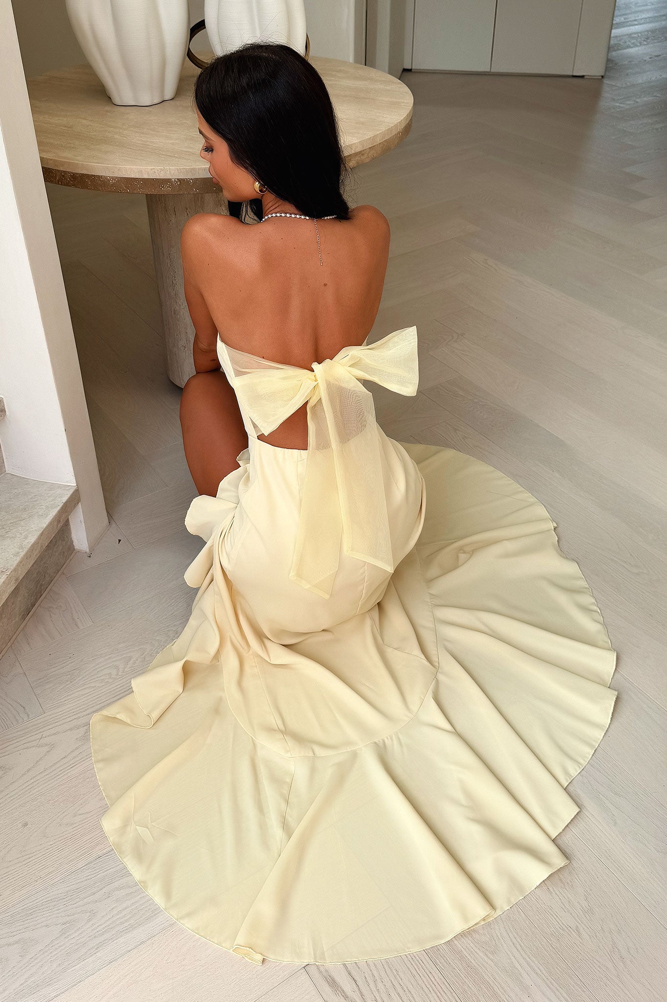 Milford Maxi Dress - Flowy Yellow Summer Dress for Women | Beach, Vacation & Casual Wear