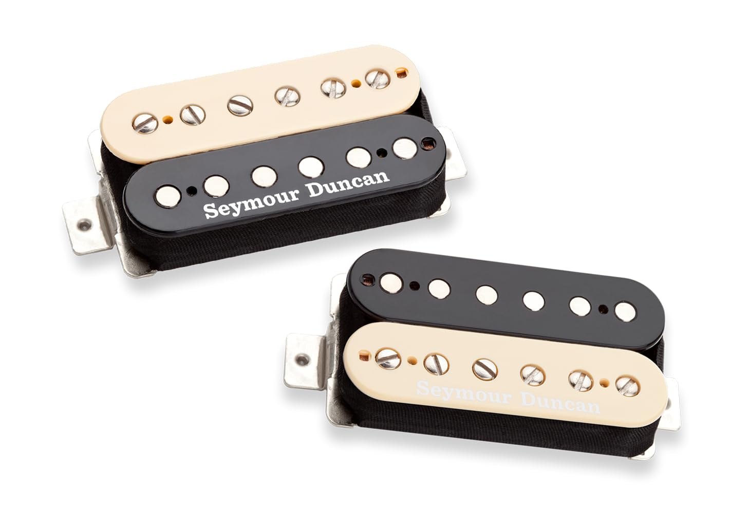 Seymour Duncan Pearly Gates Humbucker Pickup Set for Electric Guitar - Zebra (2-Pack) | High-Output Vintage Tone | Perfect for Blues, Rock & Metal | Stage & Studio Use