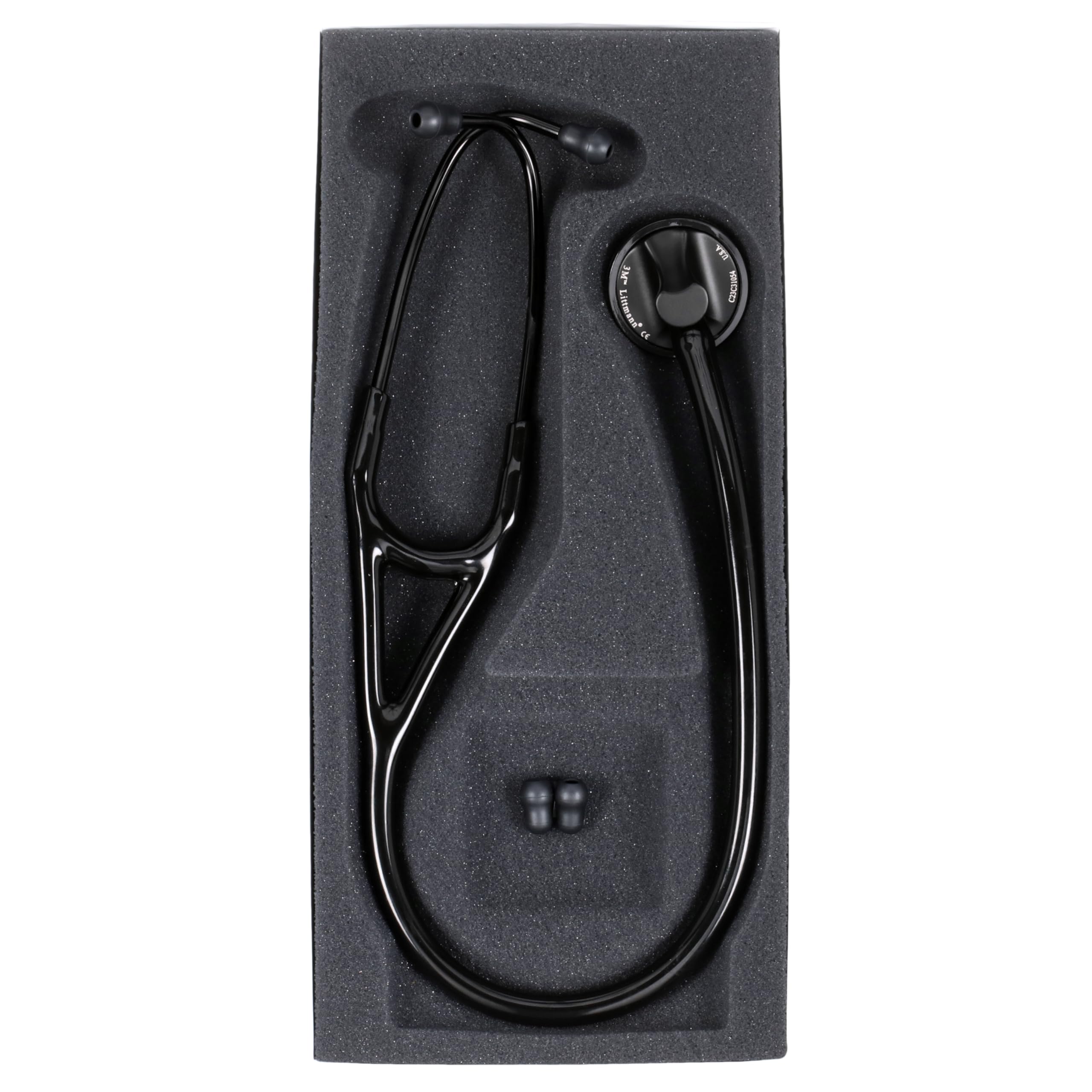 3M Littmann Master Cardiology Stethoscope - 2161 Model with Stainless Steel Black Chestpiece, 27