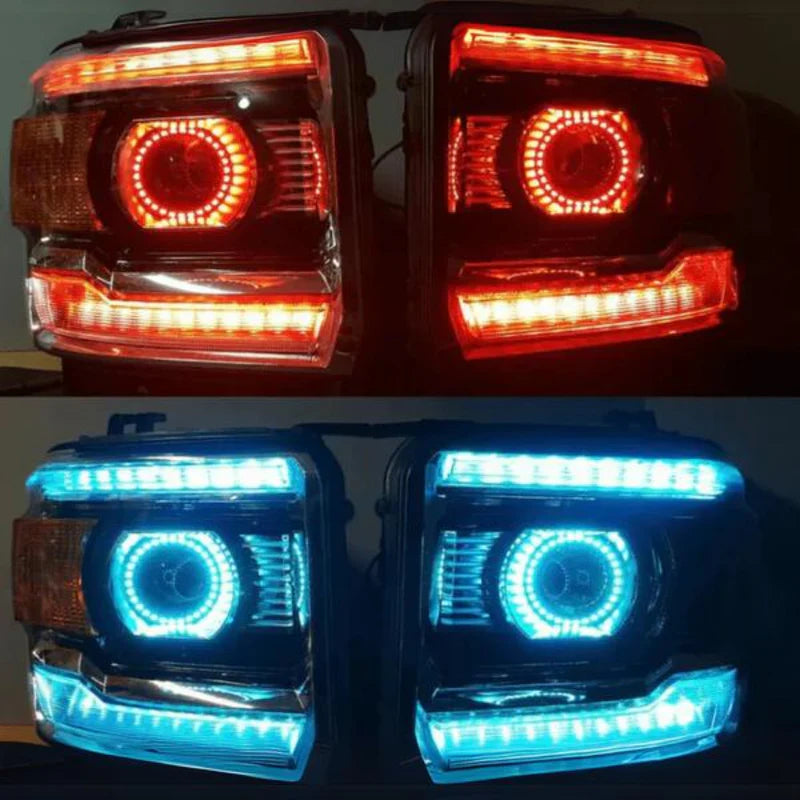 GMC Sierra RGBW DRL Boards for 2014-2015 Models - Upgrade Your Truck Lighting for Off-Road & Night Driving