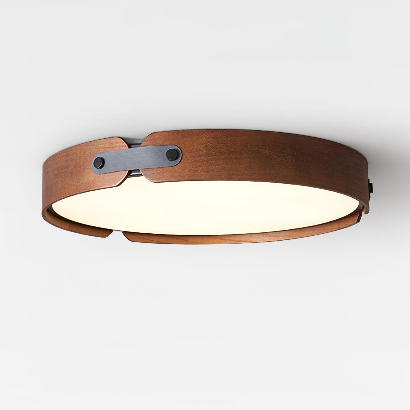 Aiwen Modern Wood Ceiling Light Fixture - Handcrafted Wooden Pendant Light for Living Room, Bedroom, Kitchen & Dining Room - Warm Ambient Lighting for Home Decor