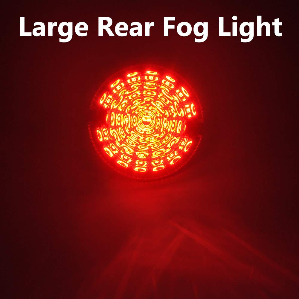 10PCs/Kit Front Rear Reverse Fog Side Lights Smoke Lens Complete LED Lamp Upgrade Kit for Land Rover Defender 1990-2016 - Improve Visibility & Style for Off-Road Adventures & Night Driving