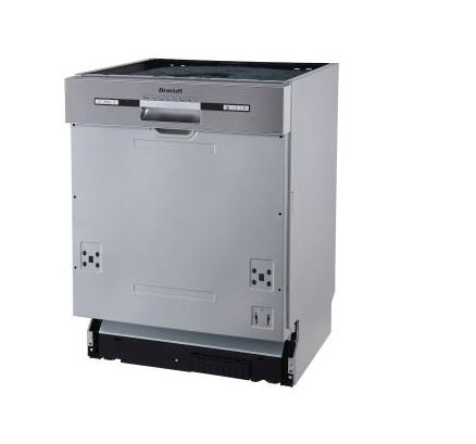 Brandt VH1772X Built-In Dishwasher - 24 Inch Stainless Steel, Energy Star Certified, Ultra Quiet Operation - Perfect for Small Kitchens and Apartments