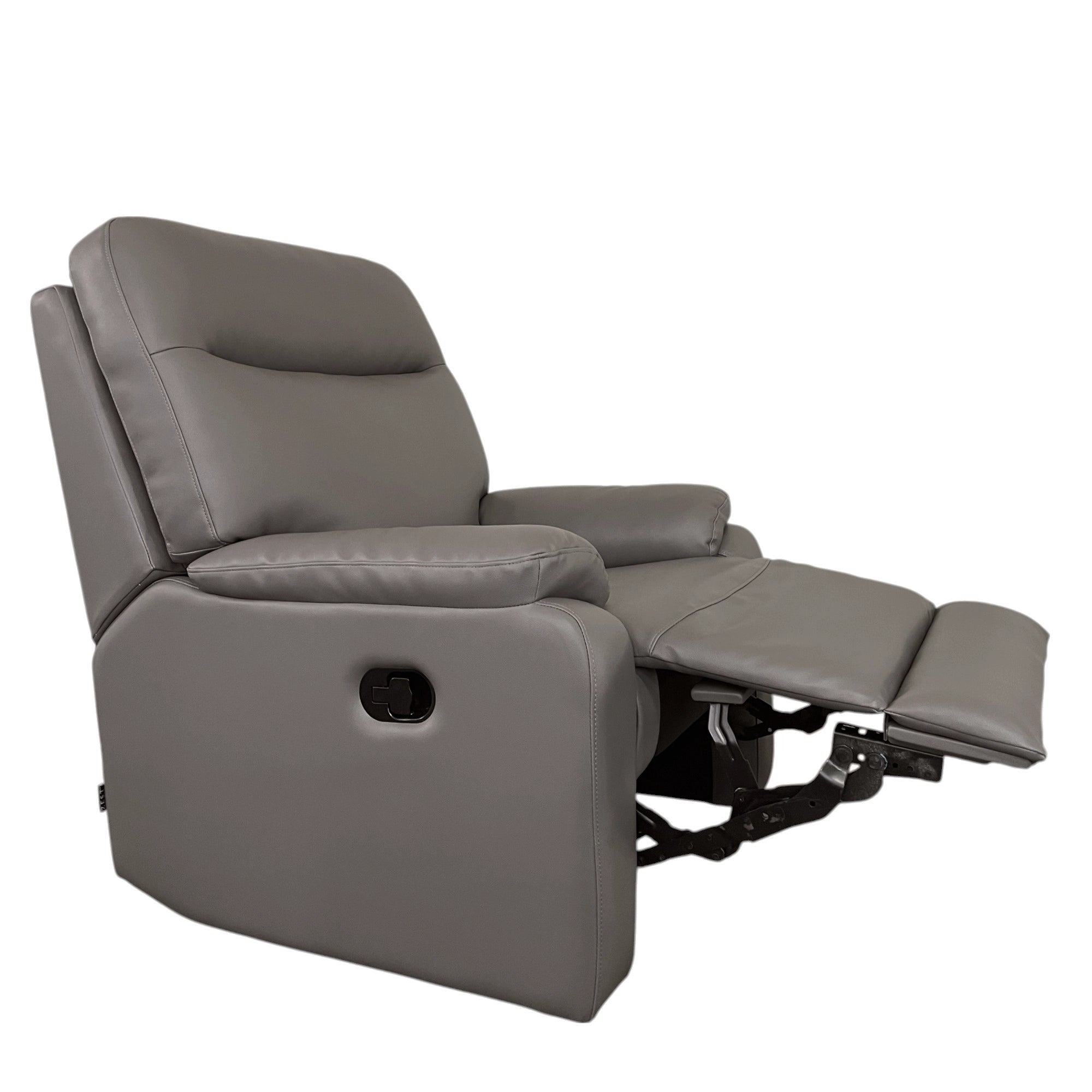 Zeus Recliner Armchair - Premium PU Leather Reclining Chair with Cup Holder & Massage Function for Living Room, Home Theater, and Office Relaxation