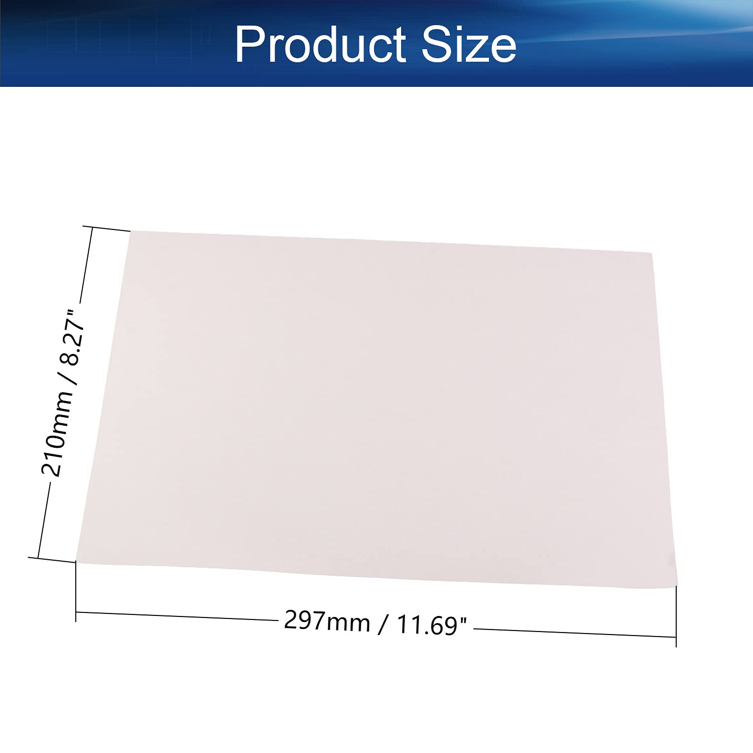 20 Sheets A4 Iron-On Heat Transfer Paper for T-Shirts & DIY Crafts - 11.7