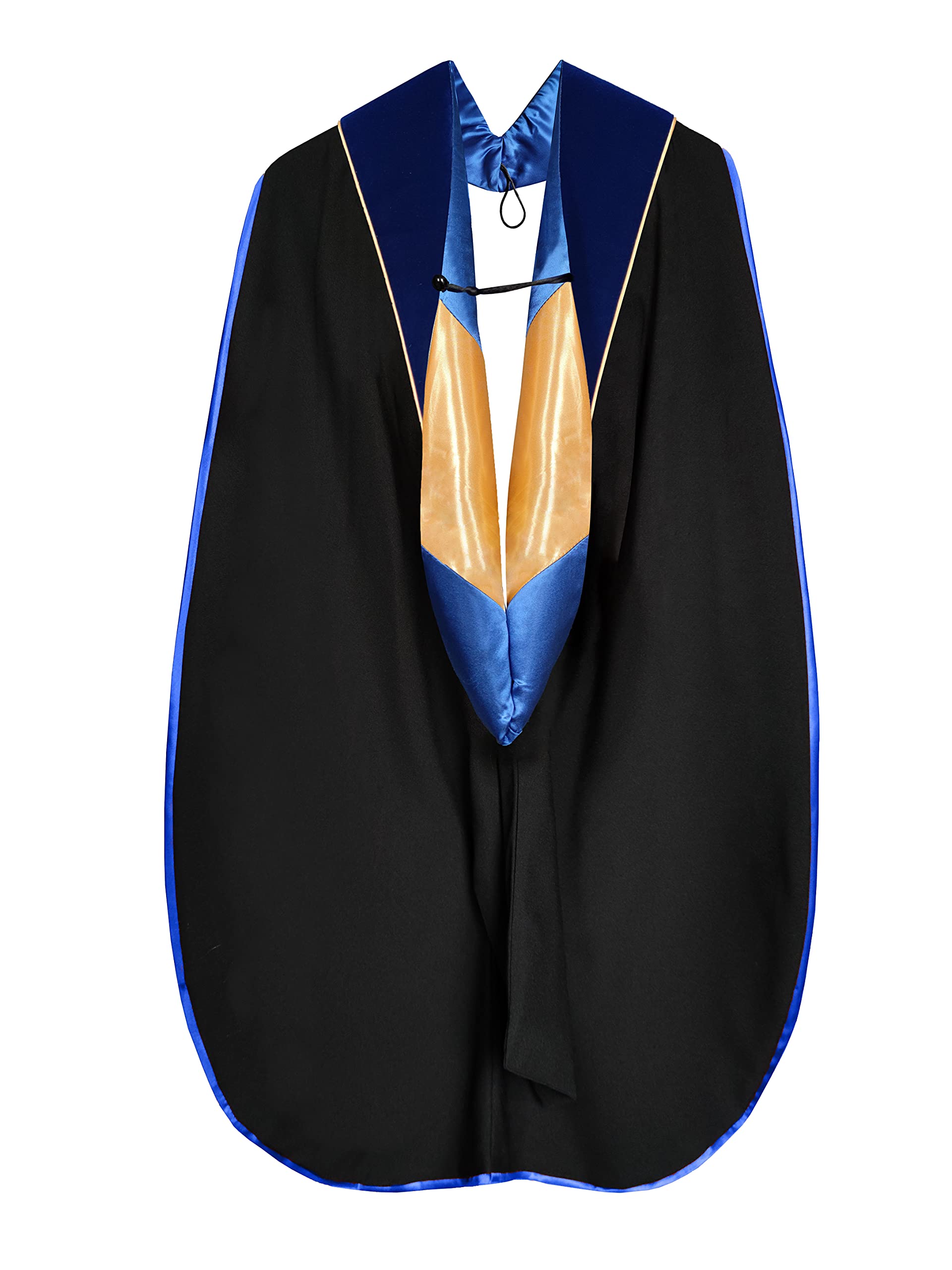 Premium Unisex Doctoral Graduation Hood - No Gold Piping | Customizable Degree Regalia for PhD & Academic Ceremonies | Perfect for Graduation, Commencement & Formal Academic Events