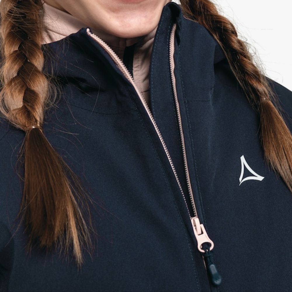 Schoffel Joran Girls Ski Jacket - Waterproof Winter Coat for Kids in Navy Blue | Perfect for Snowboarding, Skiing & Outdoor Winter Activities