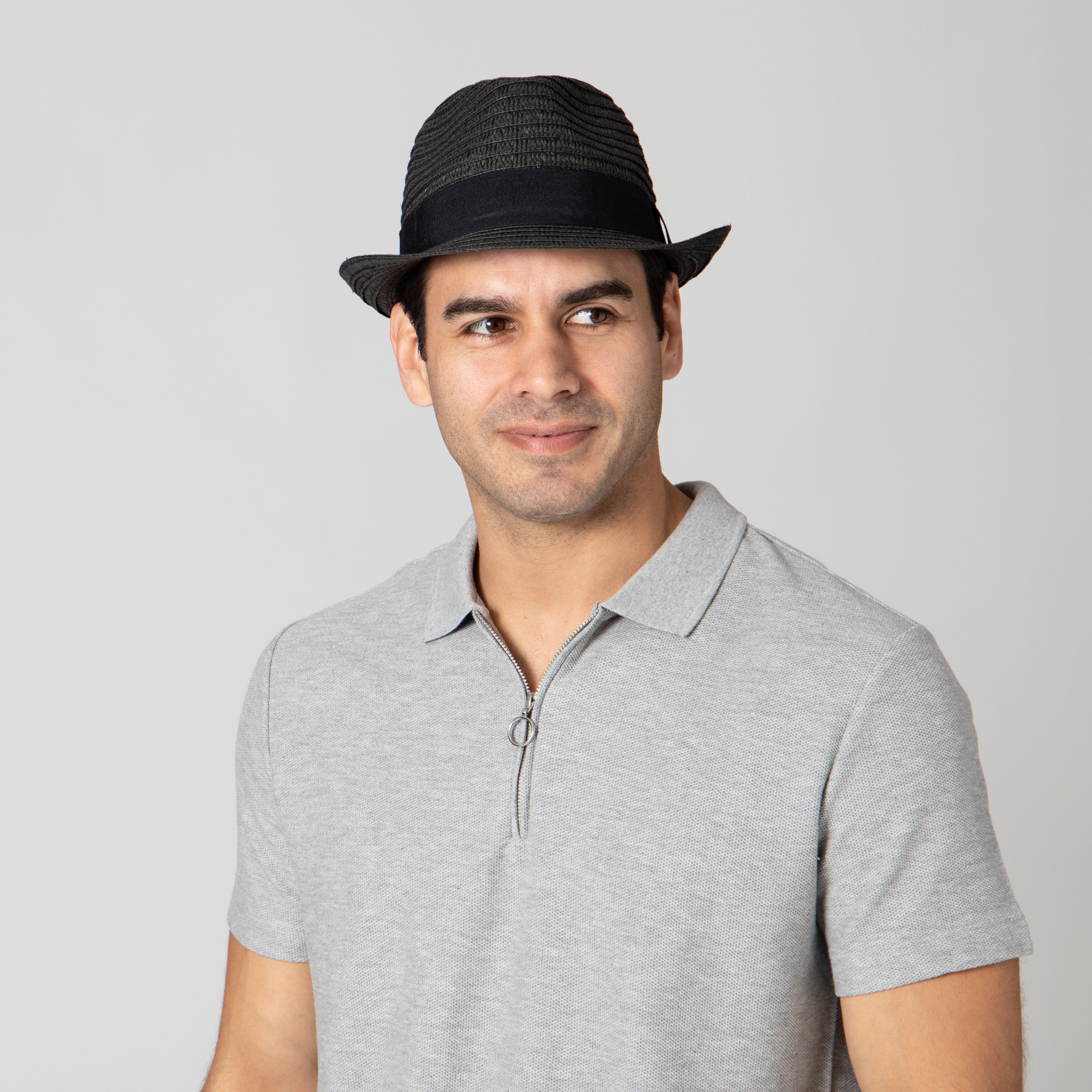 Stylish Men's Ultrabraided Fedora Hat with Grosgrain Ribbon Band - Perfect for Outdoor Events, Weddings & Fashion Accessories