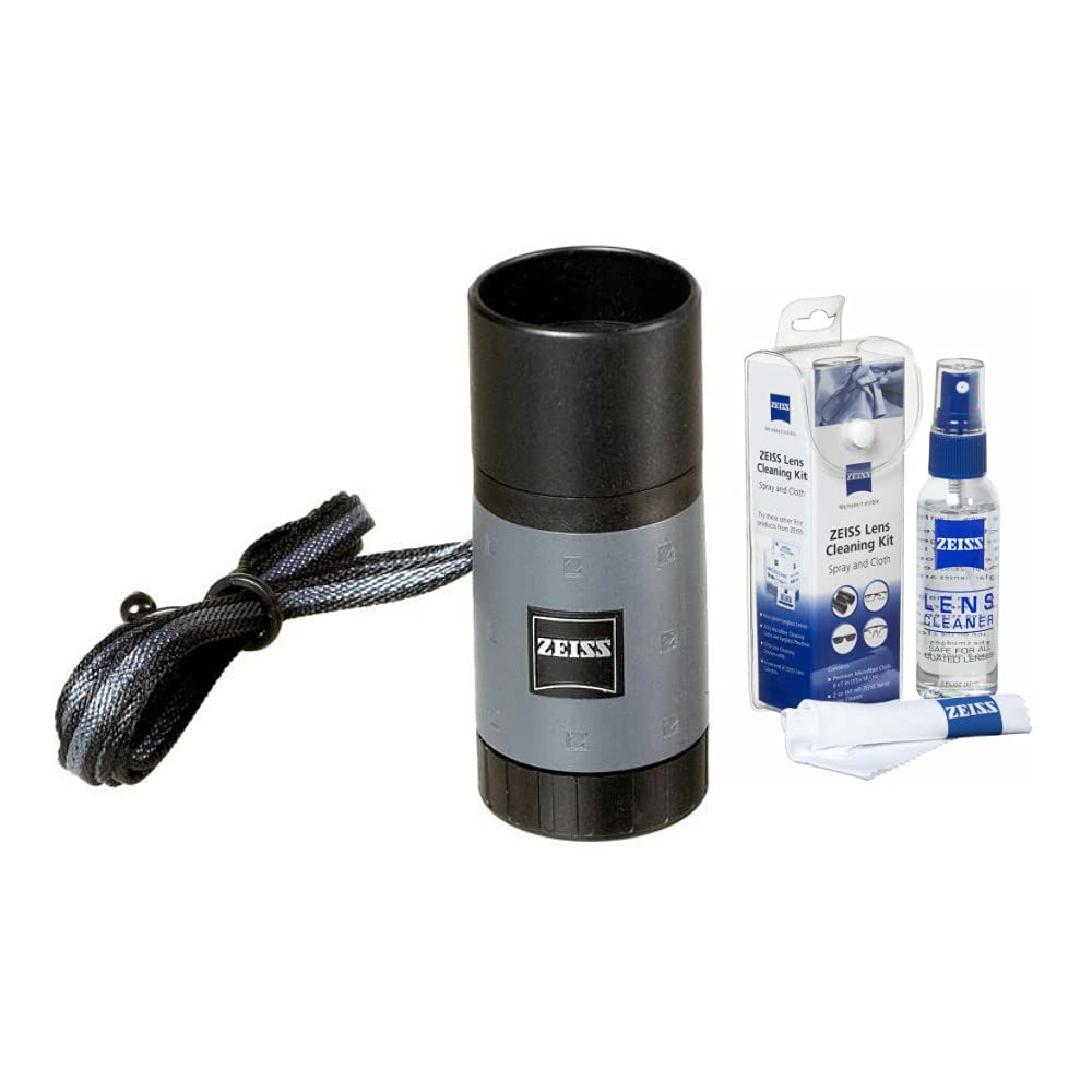 Zeiss 4x12 T-Design Selection Monocular with Cleaning Kit - High Precision Compact Monocular for Bird Watching, Hiking & Outdoor Adventures (2-Piece Bundle)