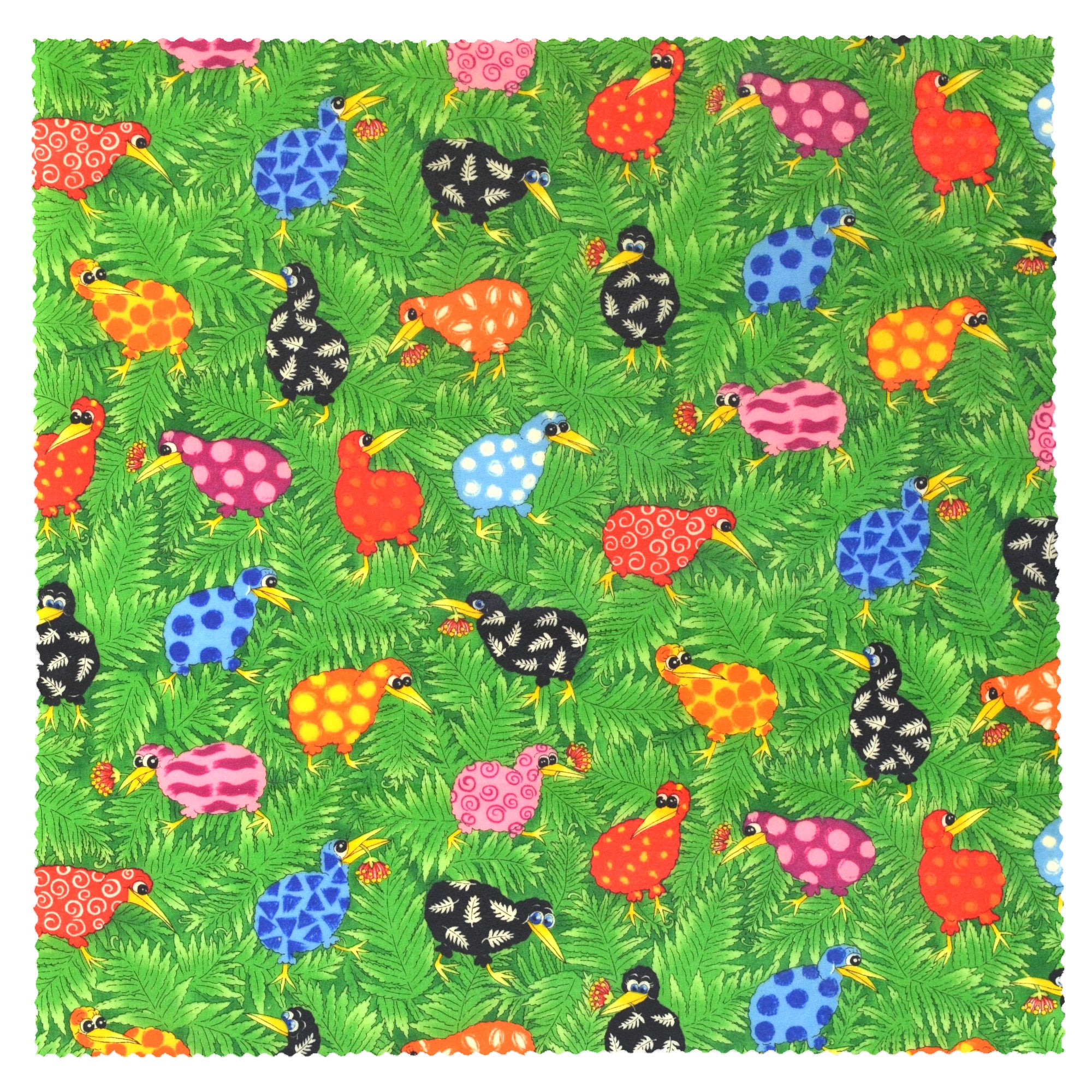 Organic Rainbow Kiwi Beeswax Food Wraps - Eco-Friendly Reusable Food Storage for Snacks, Sandwiches & Leftovers | Perfect for Picnics, Lunch Boxes & Sustainable Kitchen Use