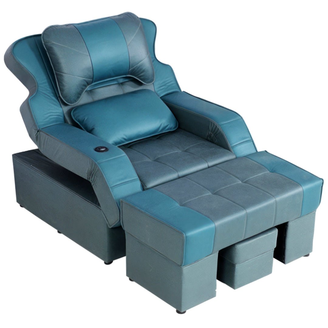Premium Pedicure Massage Chair with Heat & Vibration - Ergonomic Foot Spa Massager for Home Salon & Relaxation - Perfect for Pedicures, Foot Care & Stress Relief
