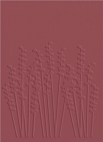 QuicKutz We R Memory Keepers A-2 Embossing Folder - Floral Plants Design for Scrapbooking, Card Making & DIY Crafts | Perfect for Greeting Cards, Invitations & Paper Crafts