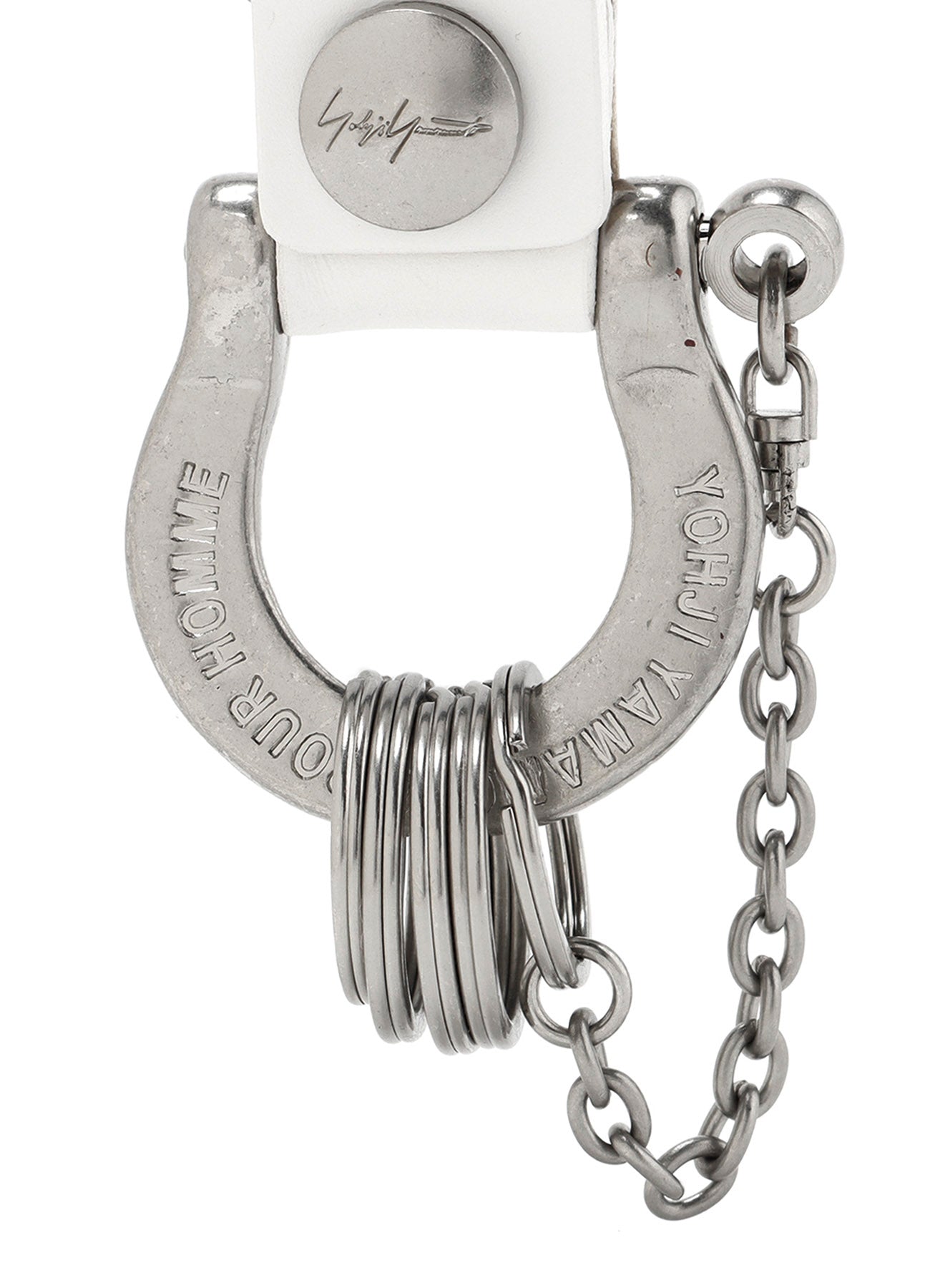 Premium Brass & Iron YY Signature Carabiner Clip - Heavy Duty Keychain Hook for Outdoor Gear, Keys, Backpacks & Camping Equipment