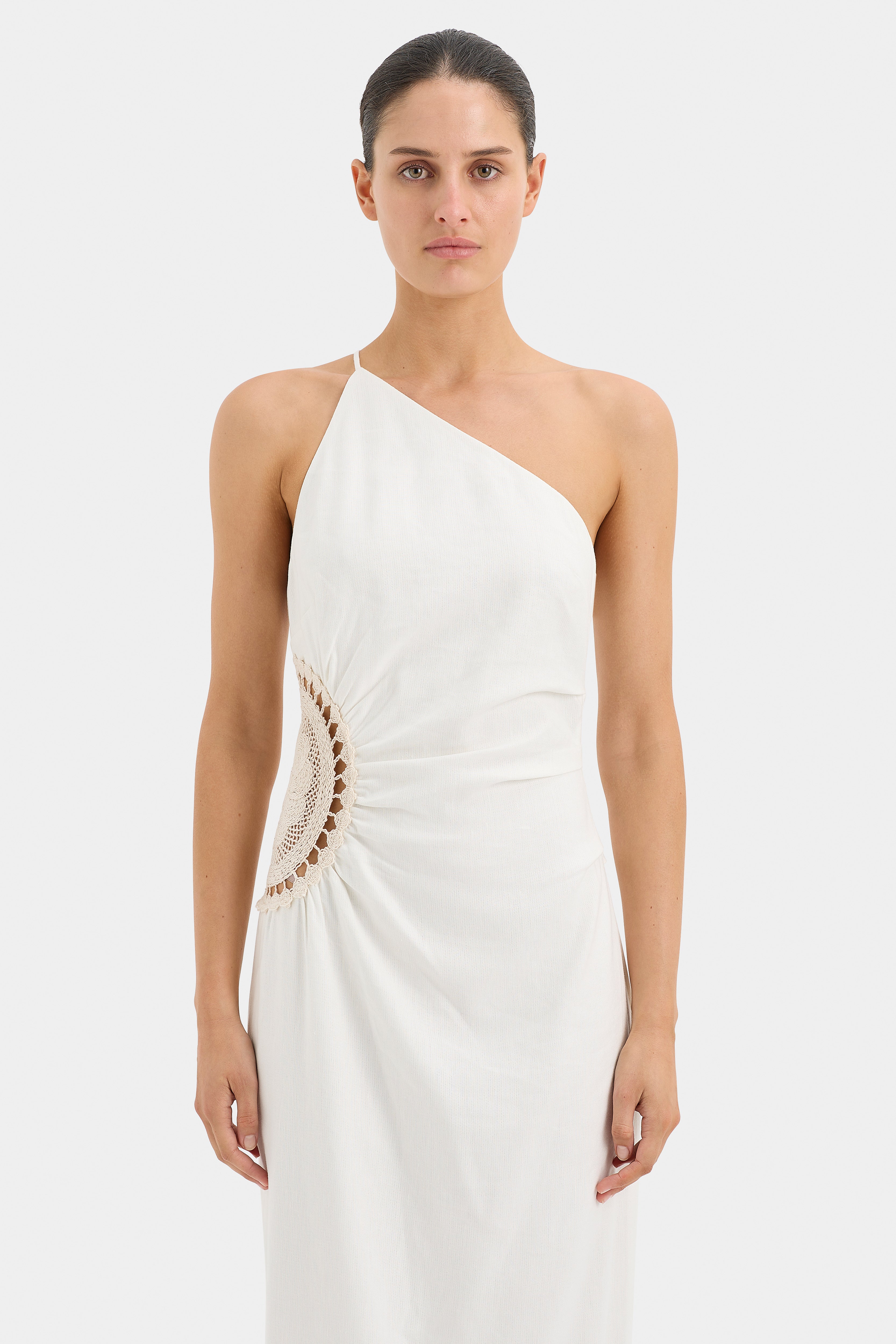 Elegant Atacama One Shoulder Dress for Women - Summer Beach Party & Evening Cocktail Wear