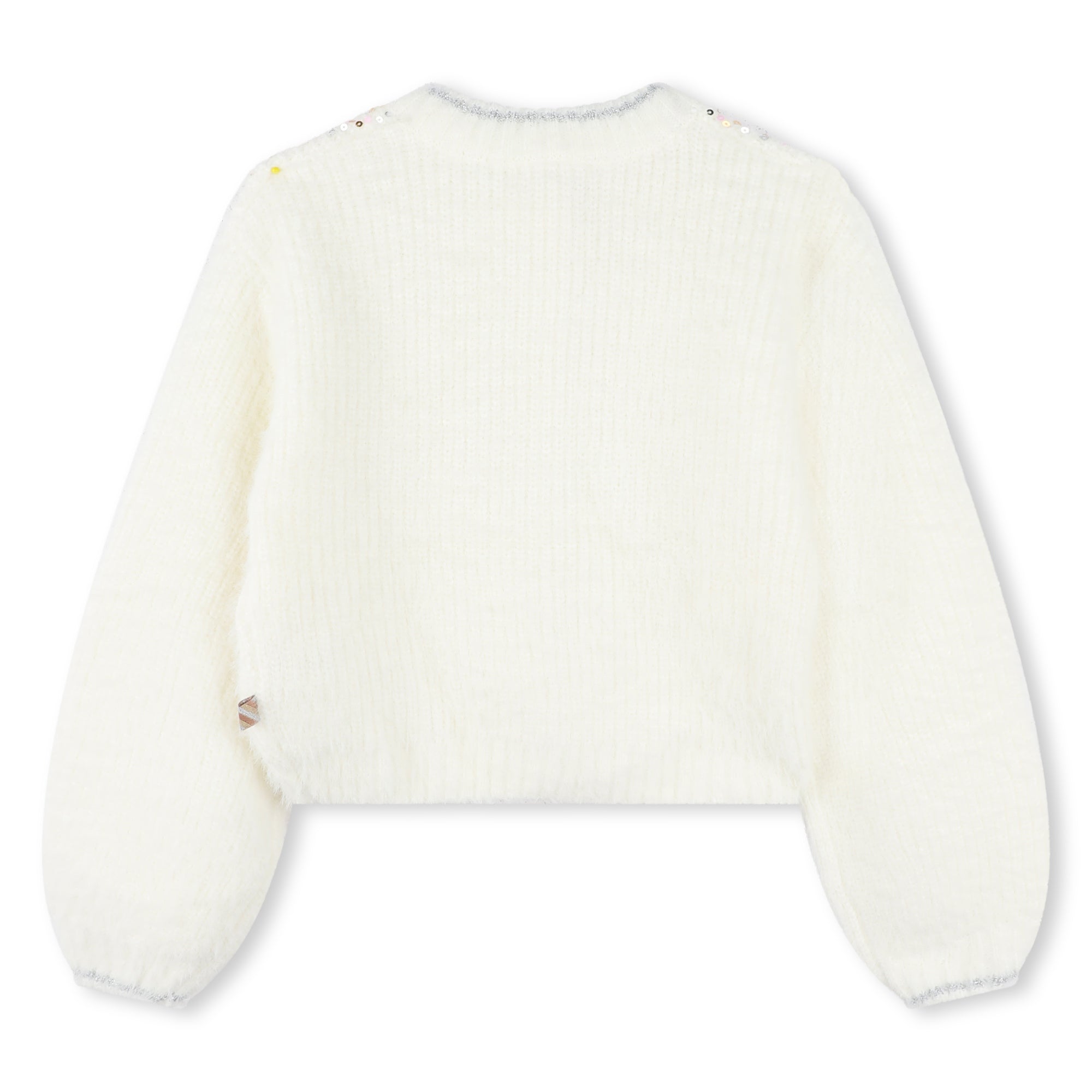 Billieblush Women's Ivory Knitted Cardigan - Soft Chunky Knit Open Front Sweater for Fall & Winter - Perfect for Casual Outfits, Office Wear & Cozy Evenings