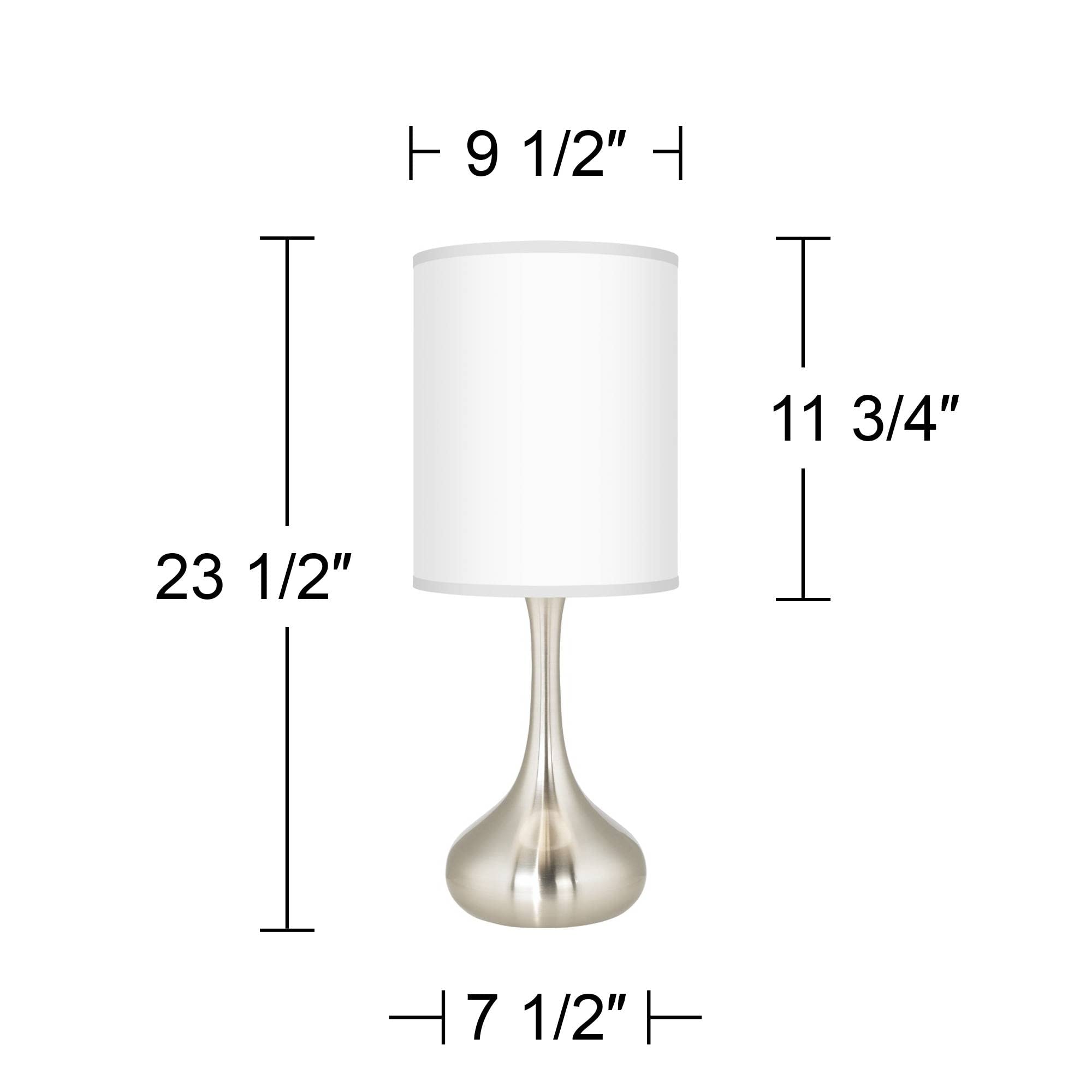 Possini Euro Modern Accent Table Lamps Set of 2 - 23.5