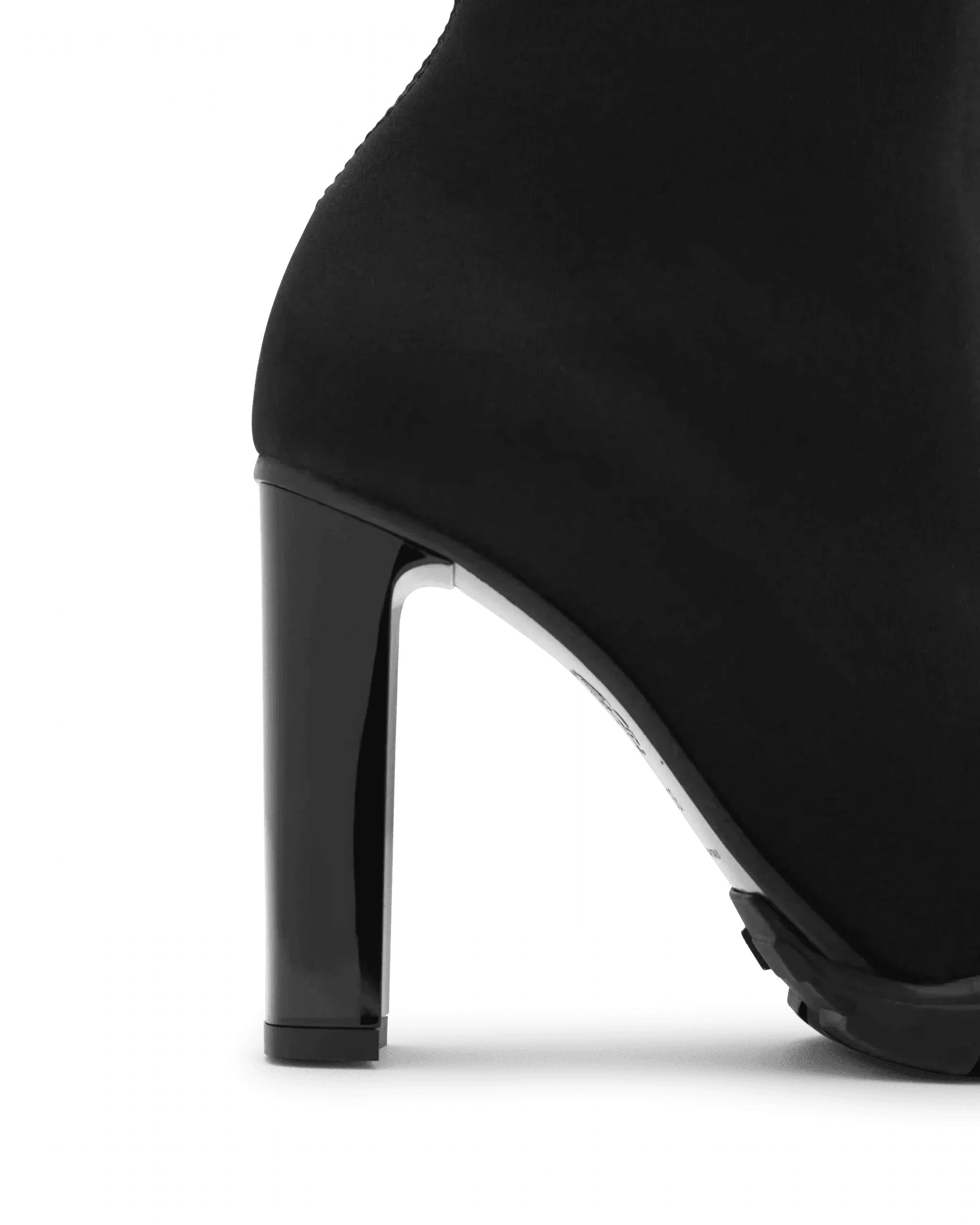 Alexander McQueen Women's Front Zip Scuba Fabric Boots - Stylish Chunky Heel Ankle Booties for Casual Outfits & Night Out