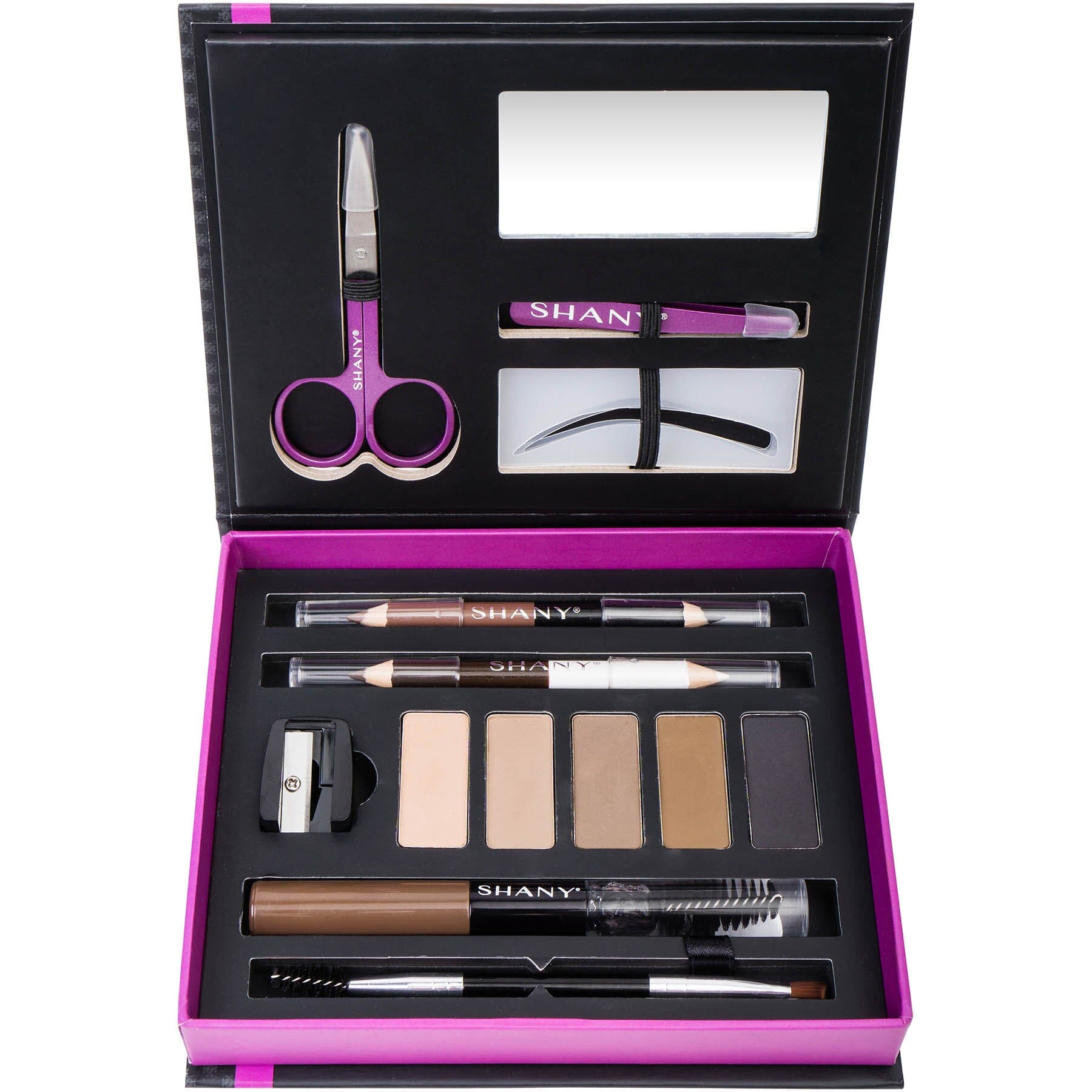 Brow Chicka Brow Eyebrow Makeup Set - 17 Piece Kit for Perfect Eyebrows | Professional Eyebrow Styling, Shaping & Grooming | Ideal for Daily Makeup, Salon Use & Special Occasions