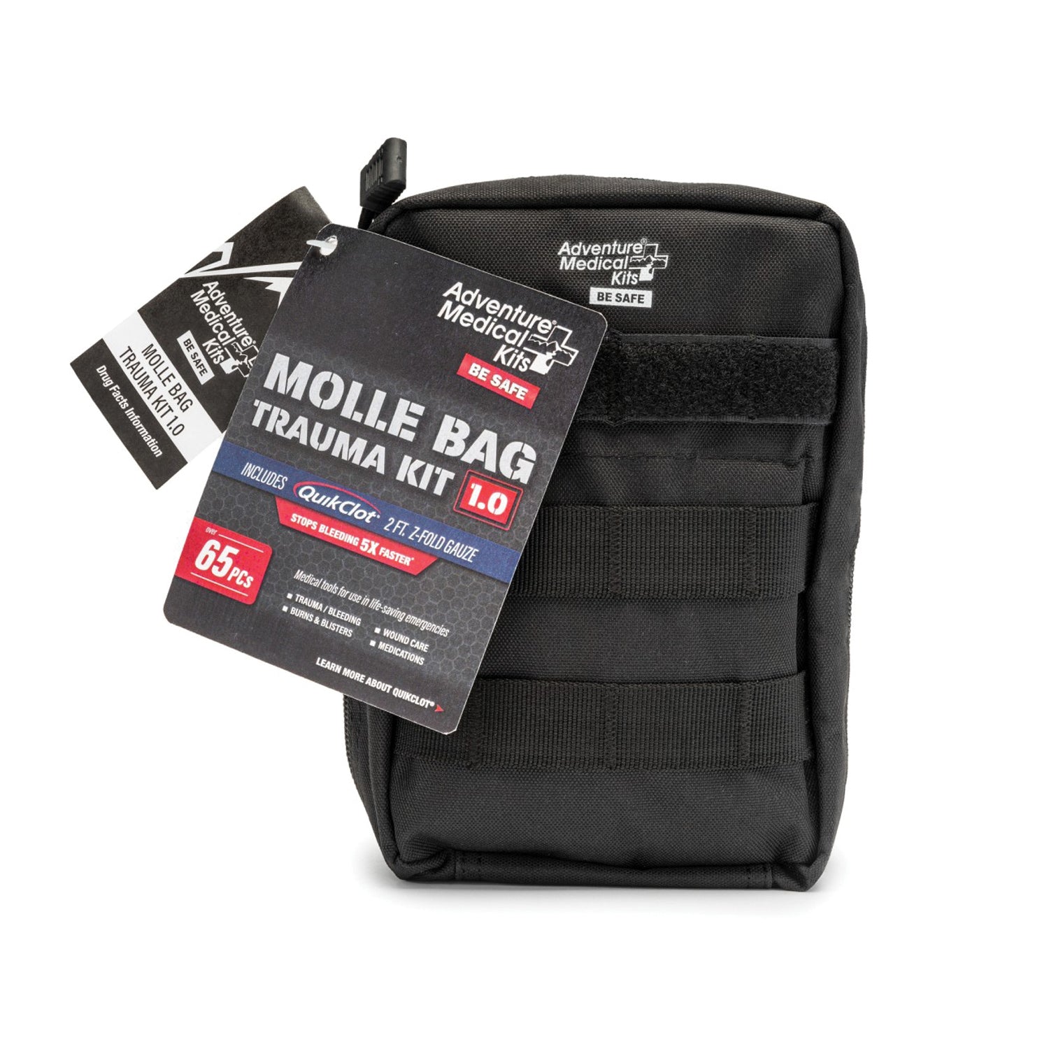 Adventure Medical Molle Bag Trauma Kit 1.0 - Compact First Aid Kit for Outdoor Survival, Hiking, Camping & Emergency Preparedness | Waterproof & Durable First Responder Medical Pouch