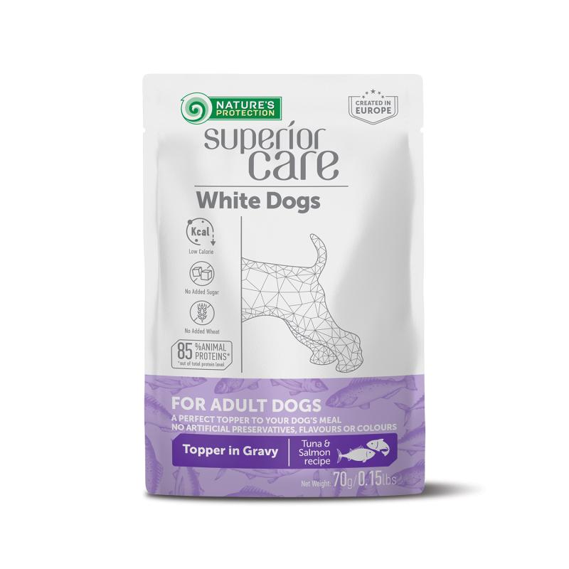 Premium Tuna & Salmon Wet Dog Food for Adult Dogs - All Breeds & Sizes - High Protein Meal for Healthy Skin & Coat - Perfect for Picky Eaters & Daily Feeding