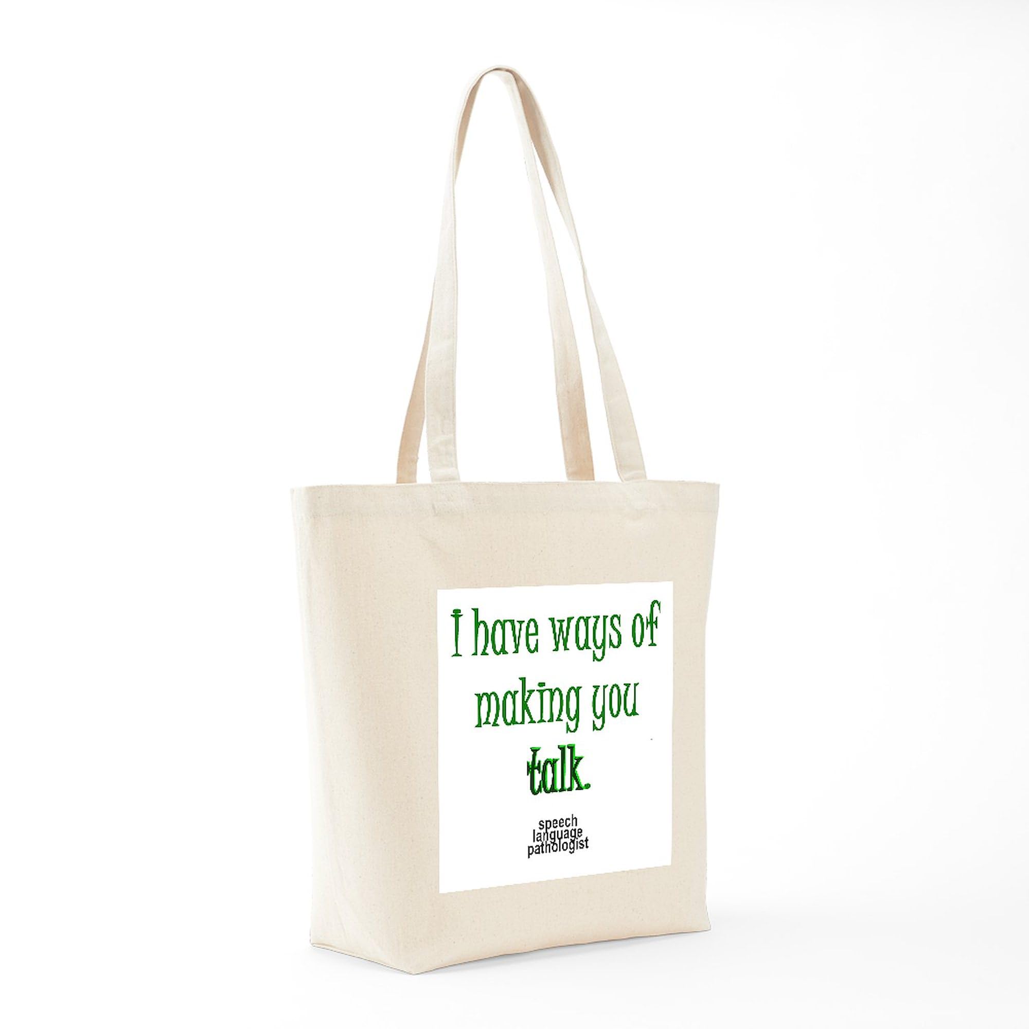 Ways of Making You Talk Tote Bag - Natural Canvas Reusable Shopping Bag for Groceries, Beach & Everyday Use | Funny Slogan Tote | Eco-Friendly Cotton Tote Bag