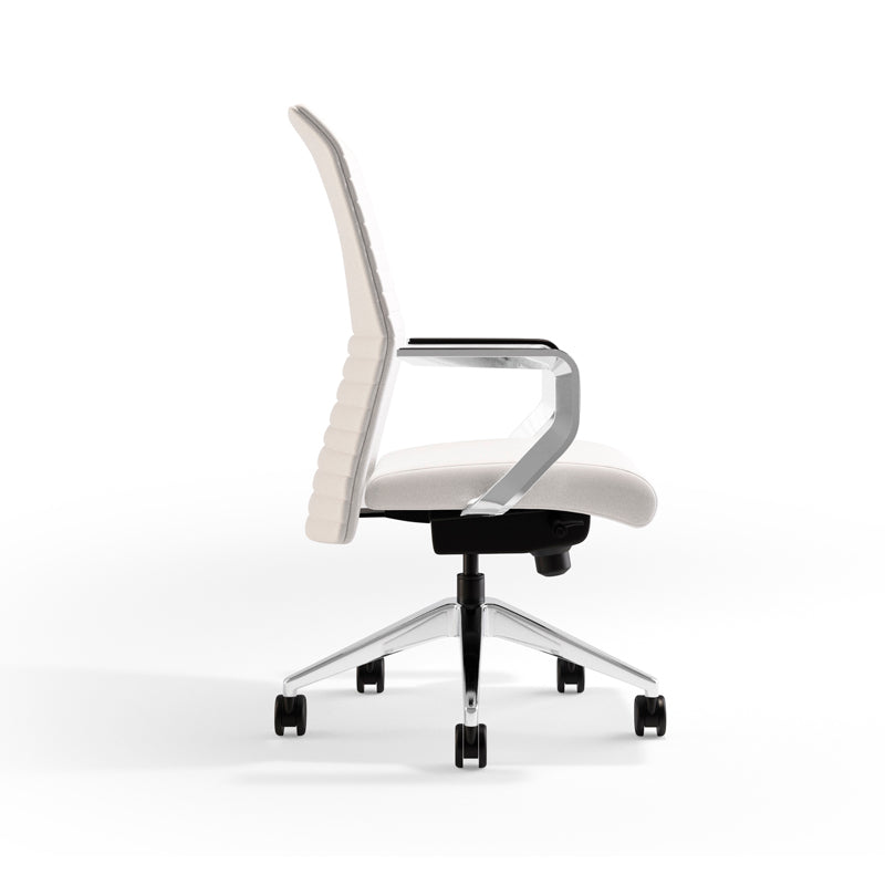 ProForm Conference Chair with Synchro Control & Side Tension - Ergonomic Office Chair with Polished Base for Home & Business Meetings - Perfect for Conference Rooms, Home Offices, and Professional Workspaces