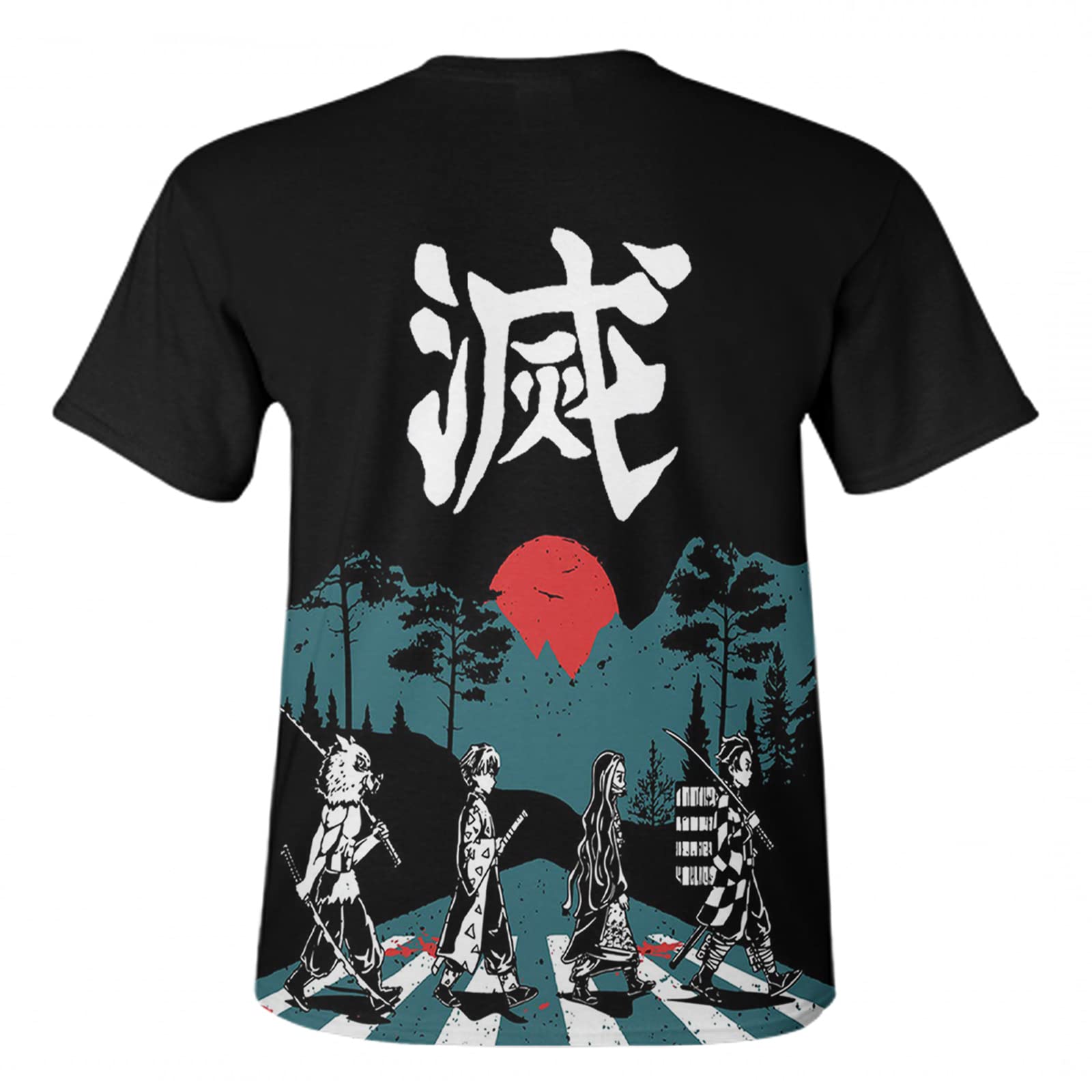 Unisex Anime Graphic T-Shirt - Athletic Fit Cartoon Print Tee for Men & Women | Casual Wear, Cosplay, Anime Conventions