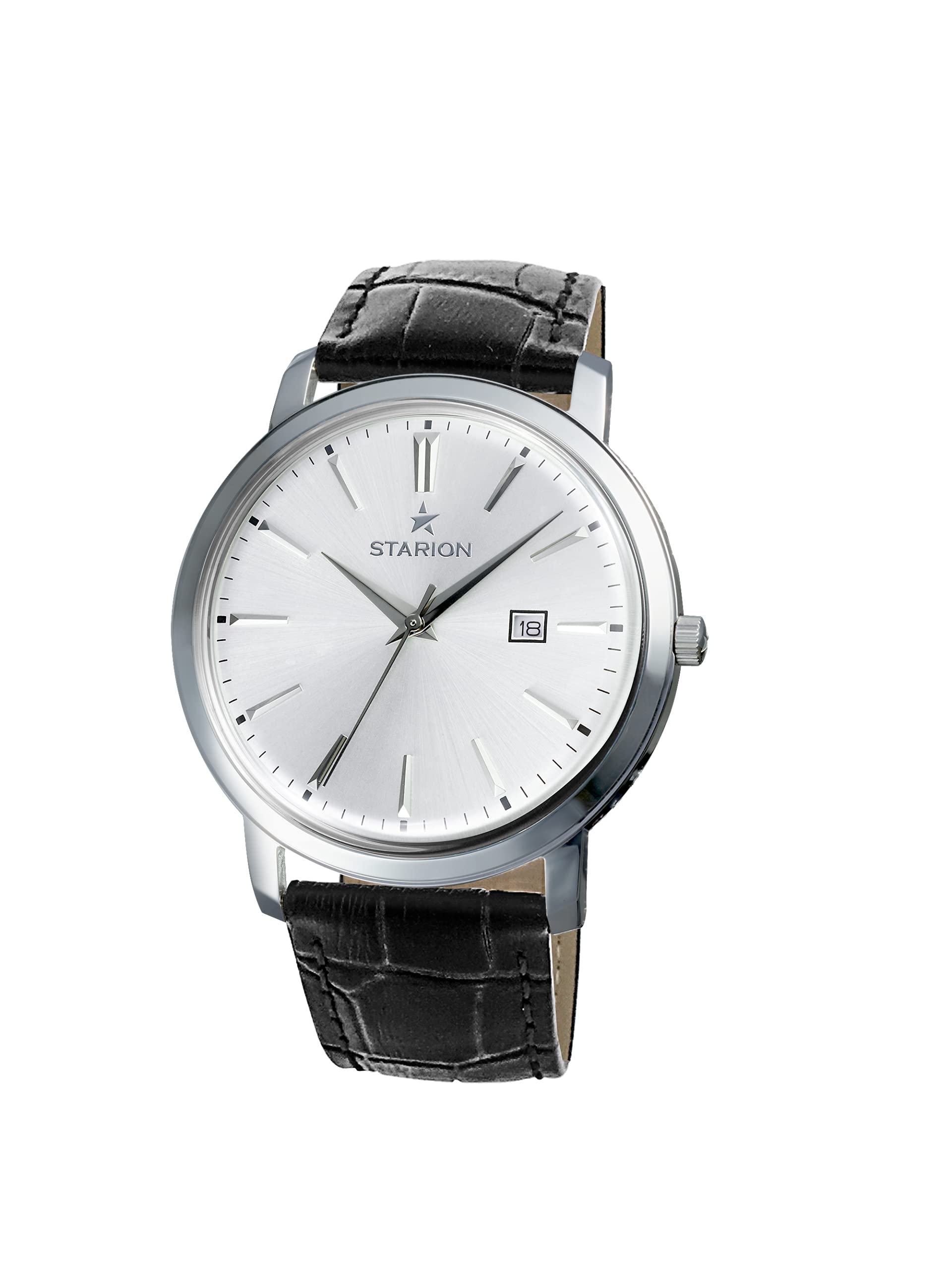 Starion Watches - Remington Men's & Women's Retro Watch with Japanese Movement, Date Display, Water Resistant Stainless Steel Case - Perfect for Casual Wear, Office & Outdoor Activities