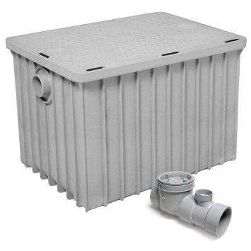 Endura 50 GPM 4 Grease Interceptor - Commercial Kitchen Grease Trap for Restaurants, Food Trucks & Cafeterias - Heavy-Duty Stainless Steel Grease Filter for Easy Maintenance & EPA Compliance