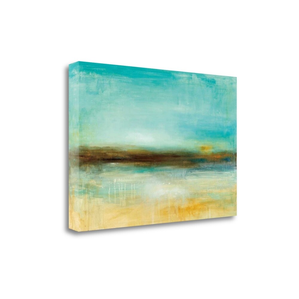 Anas Pier by Wani Pasion - Premium Giclee Art Print on Gallery Wrapped Canvas, Handmade Wall Decor for Living Room, Bedroom & Office - Ready to Hang Framed Painting