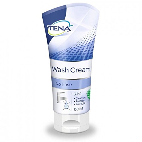 TENA Wash Cream 3-in-1 Cleansing, Moisturizing & Protecting Formula - 150ml (Pack of 1) | Gentle Intimate Wash for Women & Men | Ideal for Daily Hygiene & Sensitive Skin Care